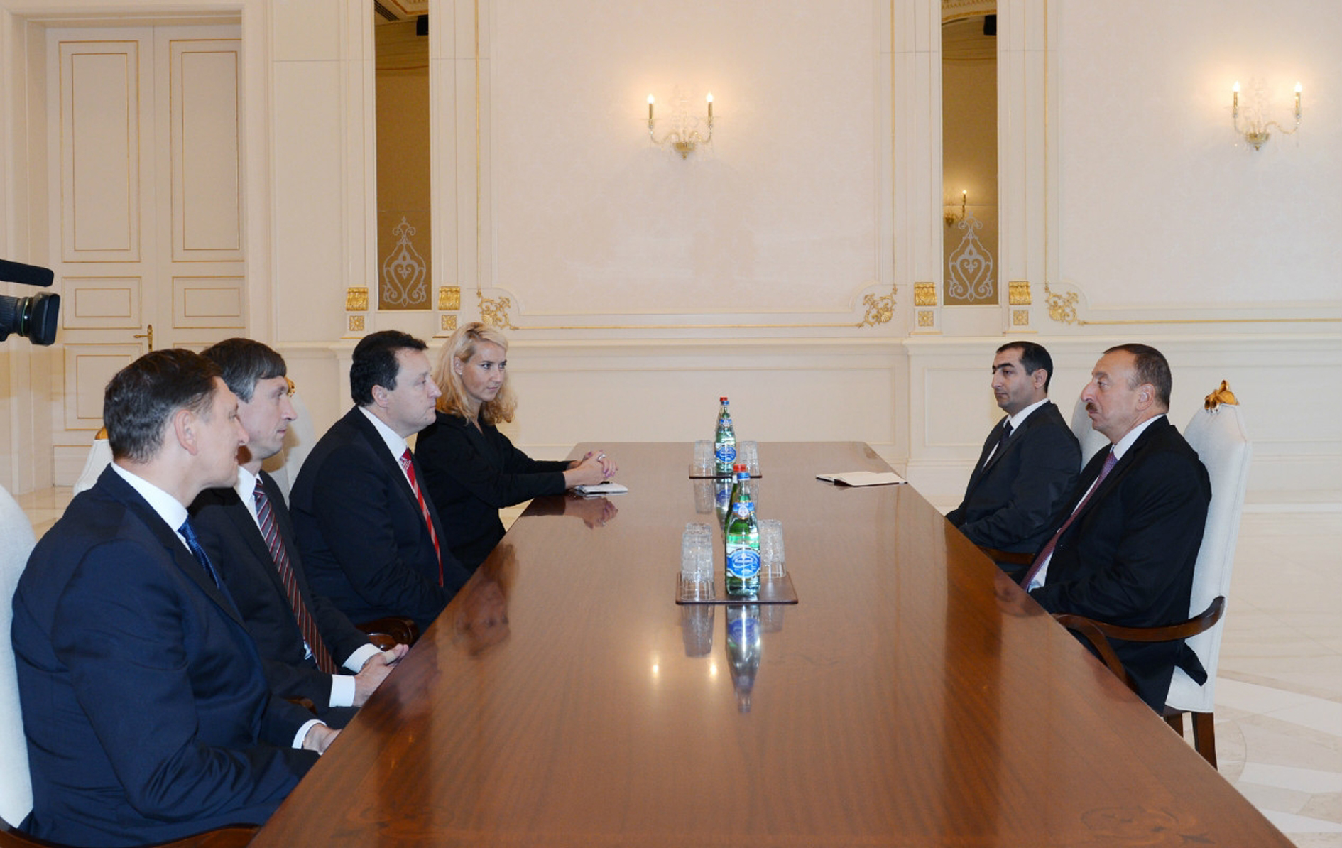Susitikimas su Azerbaidžiano Prezidentu.
